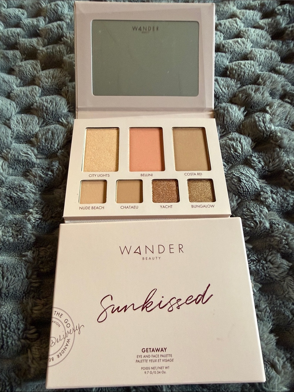 Wander Beauty Sunkissed Eyes & Face Palette - Peach, Gold, Nude